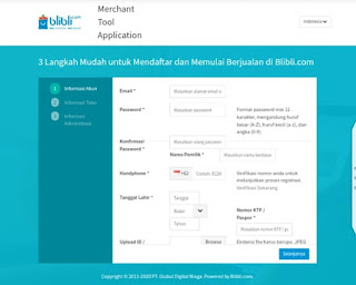 Merchant Tool Application Blibli Seller App