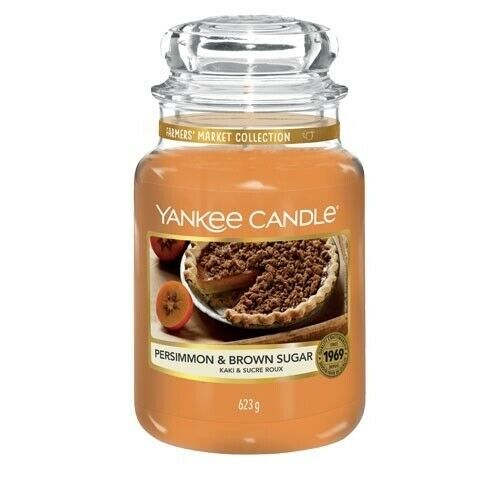 Andy's Yankees PERSIMMON & BROWN SUGAR Yankee Candle Special Feature