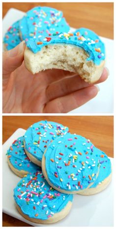 Soft Lofthouse Cookies with Frosting