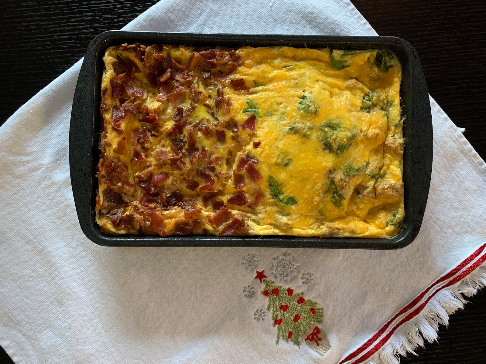 Cheesy Bacon Egg Casserole — The Nifty Nerdarella