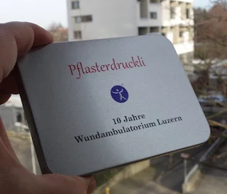 Blechdose Pflaster