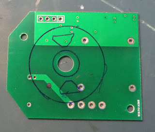 LED Retaining Clip Tracing on PCB