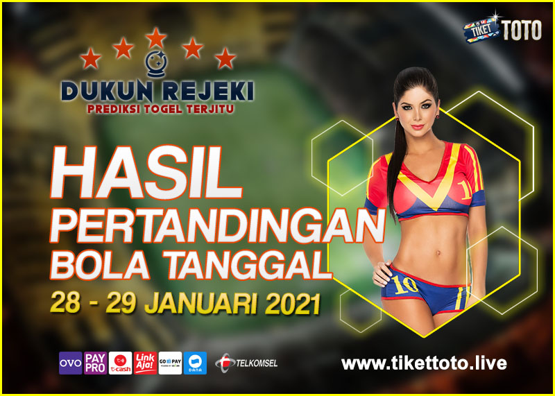 HASIL PERTANDINGAN BOLA 28 – 29 JANUARI 2021