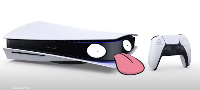 إعلان شكل جهاز PS5 رافقته مجموعة الصور الساخرة و هذه البعض منها 