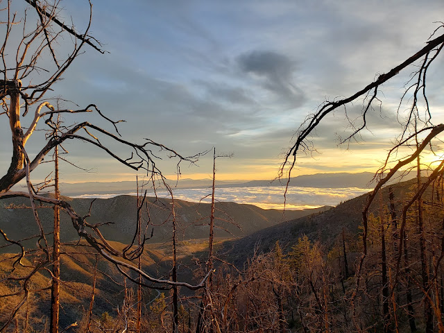 Sunrise over Lone Pine Canyon
