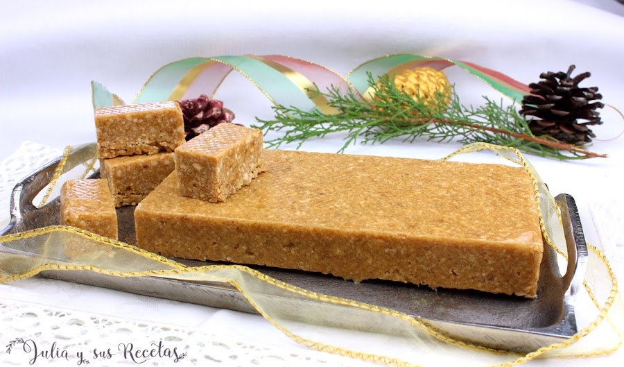 Turrón de Jijona casero. Julia y sus recetas