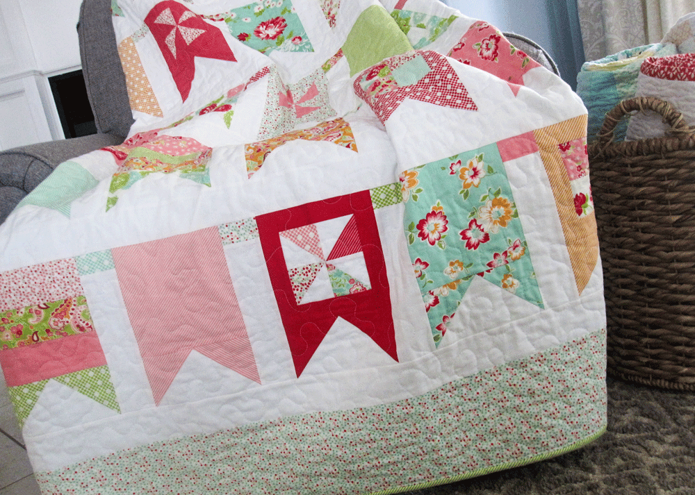 Everyday Celebrations: Tutorial: Fairground Quilt {banner quilt}