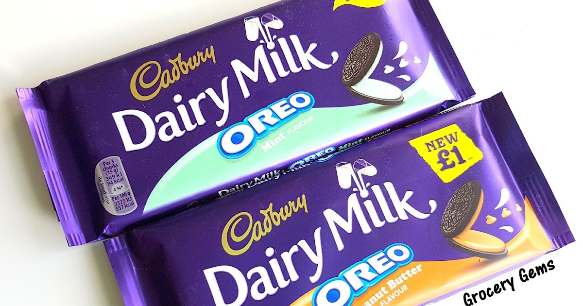 Grocery Gems Review New Cadbury Dairy Milk Oreo Peanut Butter Flavour