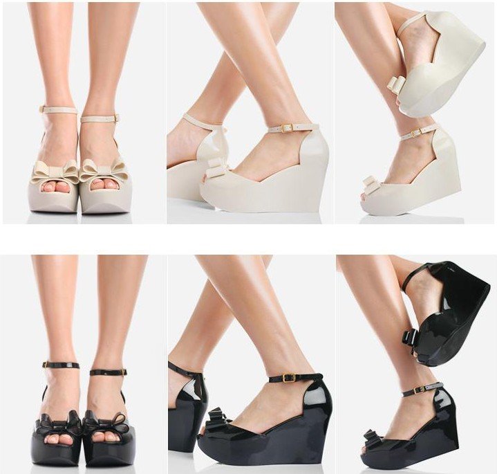 Anne Bell Jelly Wedges Shoes