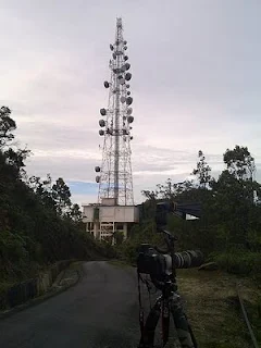 Telekom Tower at Gunung Ulu Kali