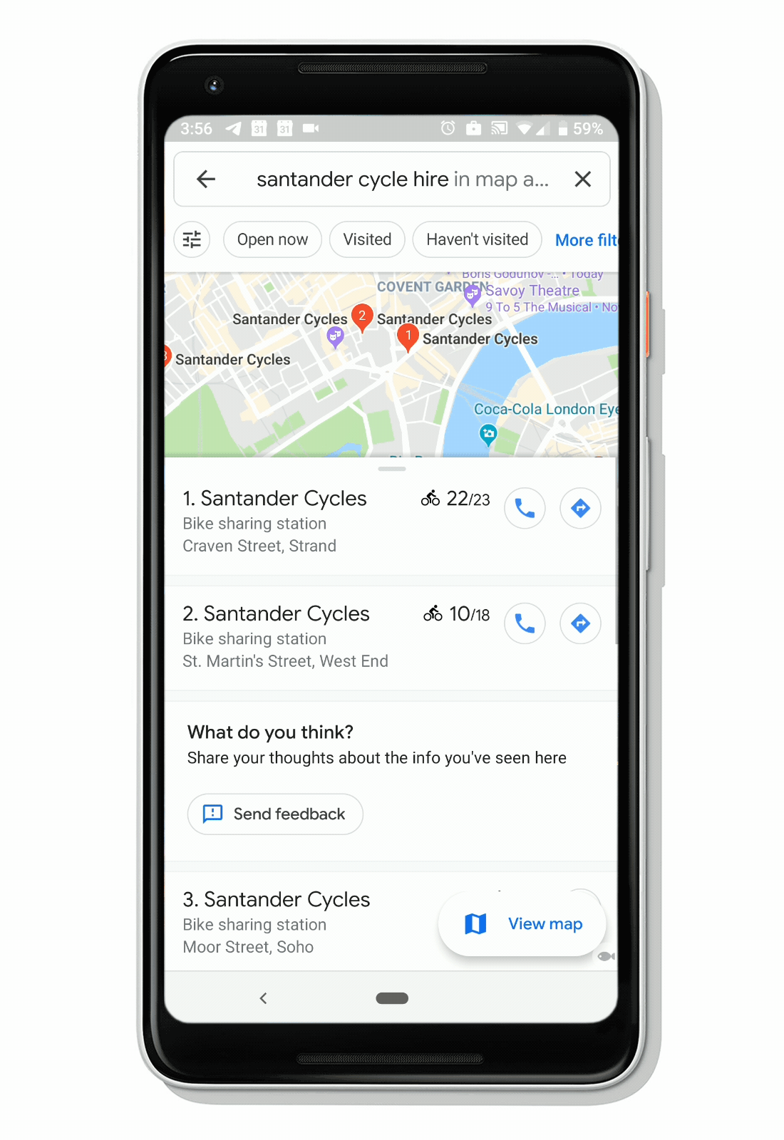 Google Maps te ayuda a alquilar una bici para moverte en Madrid y Barcelona 182