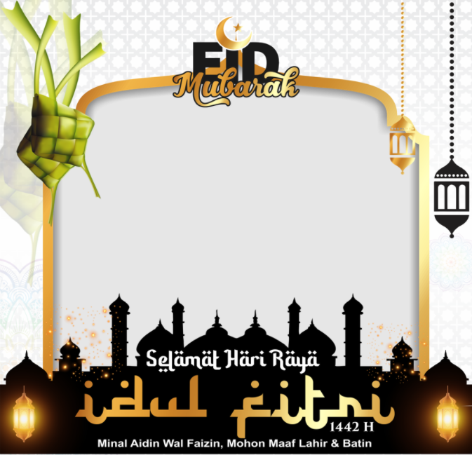 Bingkai Logo Ucapan Selamat Idul Fitri 2021