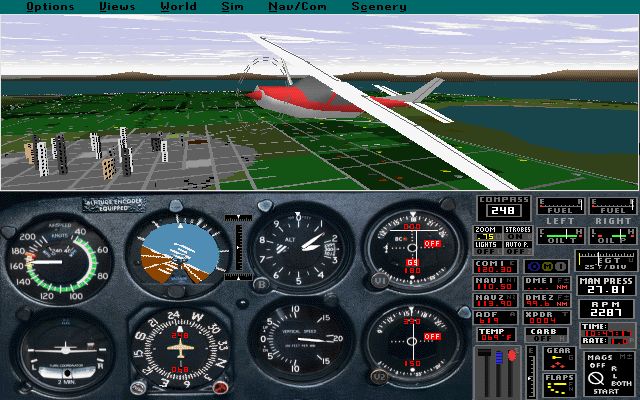 cessna 172 flight control system