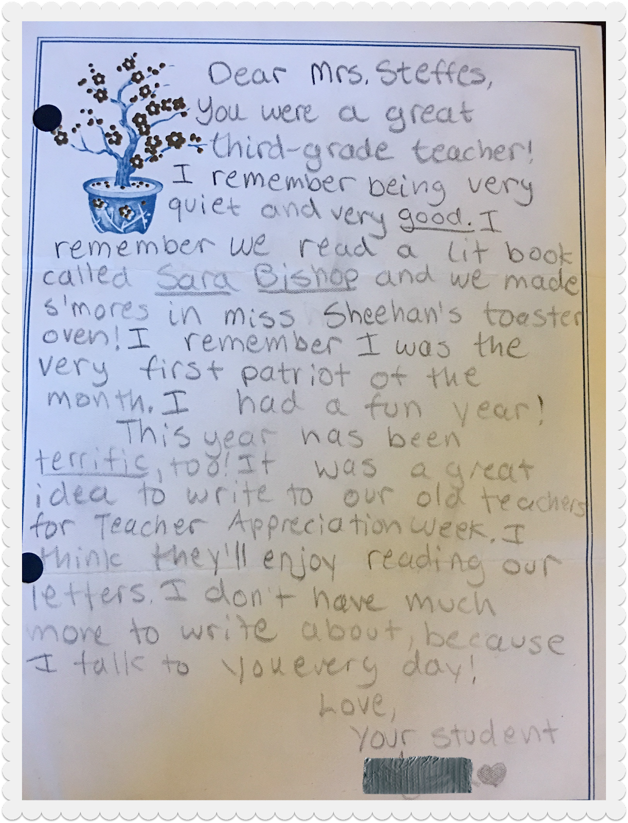 Our Good Life Teacher Appreciation Day