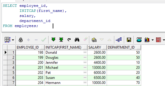 Oracle SQL, PL/SQL, Linux: Oracle SQL Character Functions