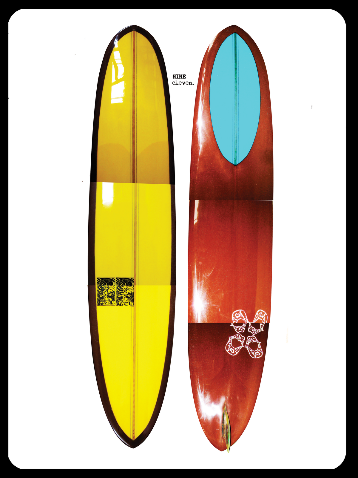 Surfboards by Travis Reynolds NINE"ELEVEN