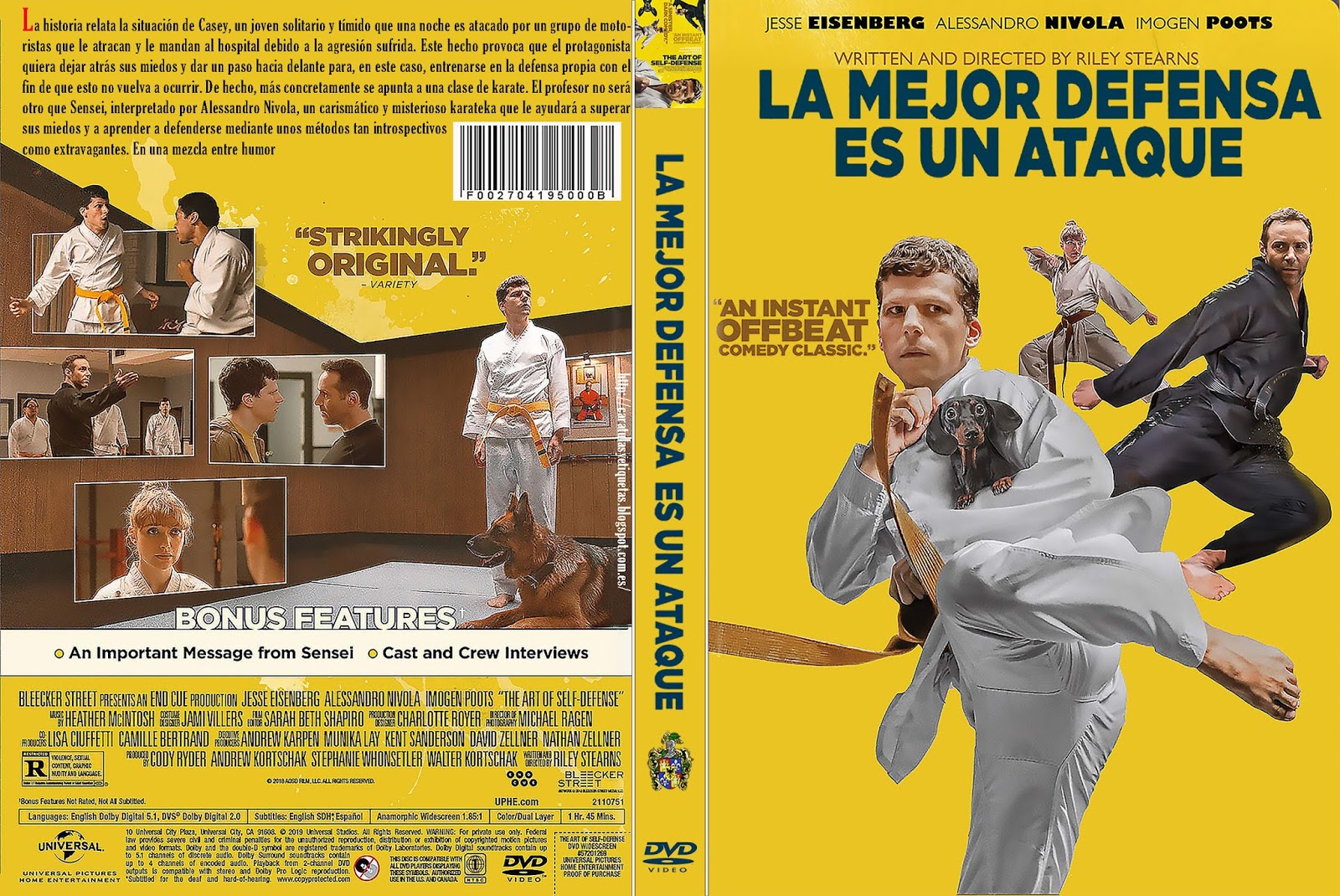 Caratulas y etiquetas La mejor defensa