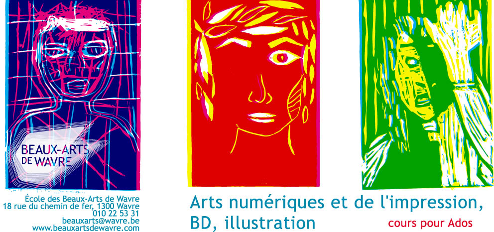 arts numériques et de l'impression, BD, illustration