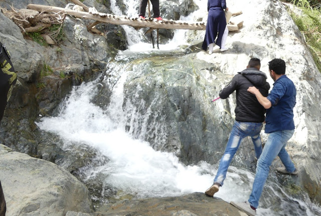 Wanderung zum Wasserfall, Setti-Fatma, Ourika-Tal, Marokko Wanderung zum Wasserfall, Setti-Fatma, Ourika-Tal, Marokko