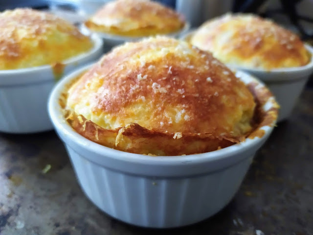 French food Friday - Gruyère and Parmesan Cheese Soufflés