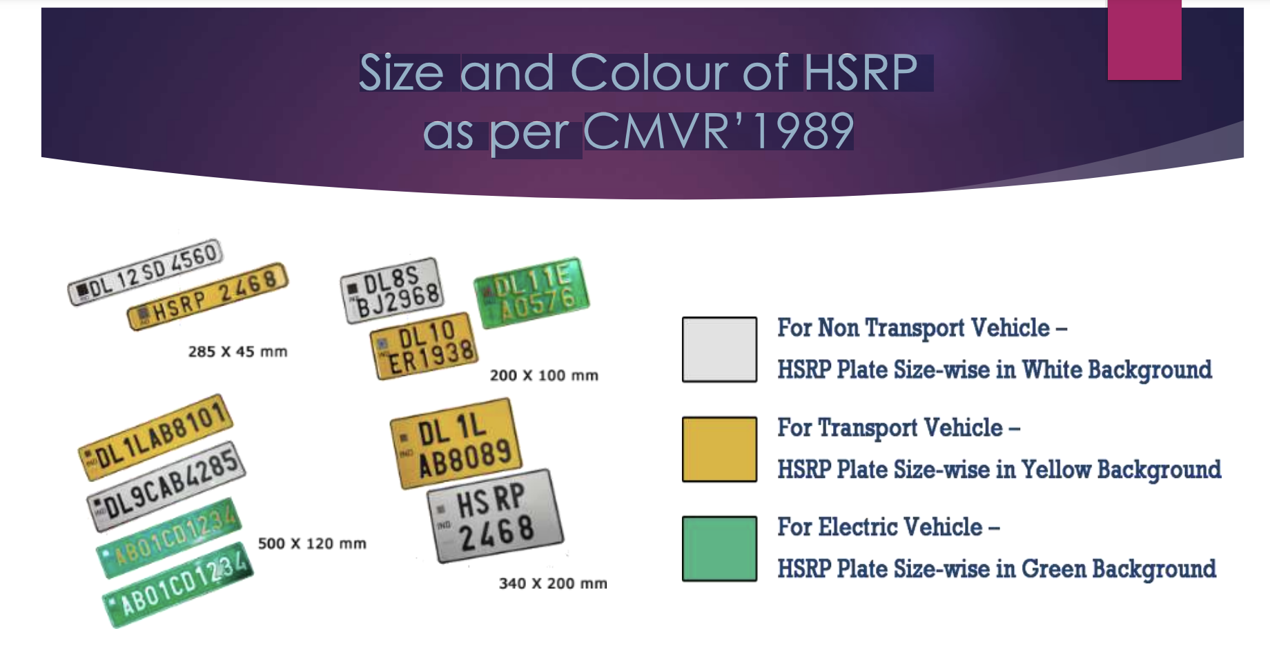 HSRPHR Haryana Number Plate Registration 2021 Book 2, 4 Wheelers Vehicles