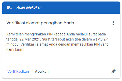 Ghoorib.com | Pengalaman Menjemput PIN Adsense, Begini Ceritanya...