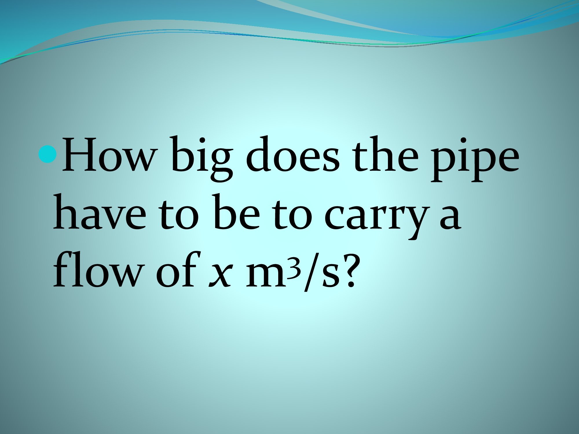 Lecturer Note's On Pipe Sizing Basics (Major & Minor Losses) Download PPT