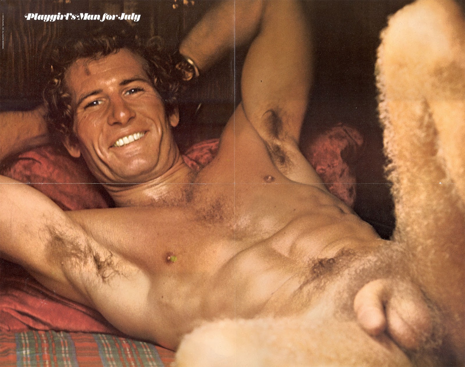 RETRO STUDS: BART TURNER in PLAYGIRL- MAY, 1975.