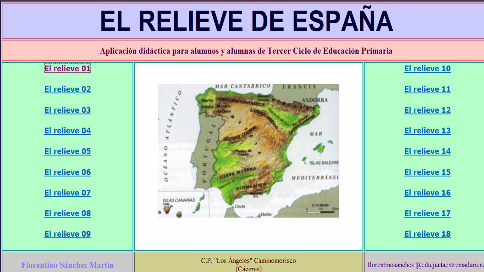 Descubriendo Quinto de Primaria: Aprendemos sobre el relieve de España.