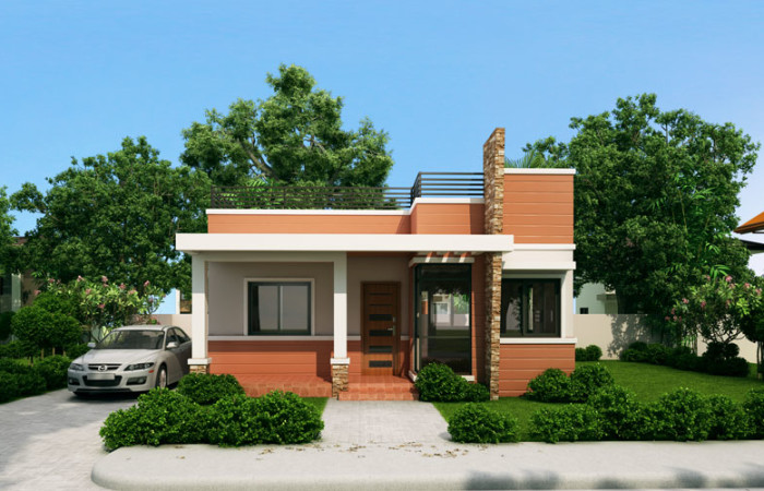 Thoughtskoto Free House Design And Floor Plan 1 Total Lot Area 136 Sqm 60 Bedrooms 2 Bathrooms Garage Budget P720k To P1 4m