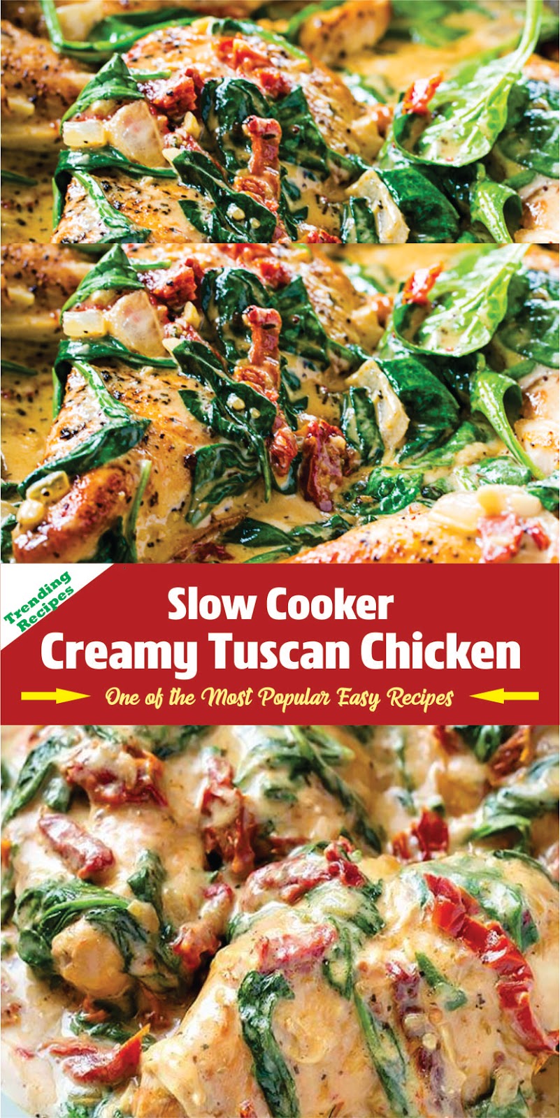 Slow Cooker Creamy Tuscan Chicken Recipe Spesial Food