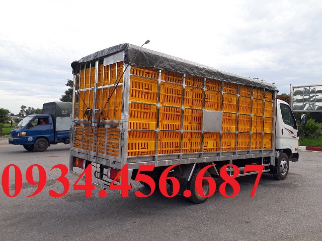 Hyundai N250SL thùng chở gà vịt Hyundai N250SL thùng chở gà vịt
