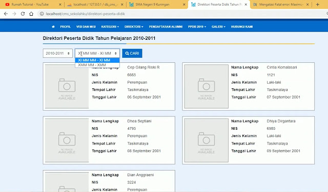 Setting Data GTK CMS Sekolahku Setting Data GTK CMS Sekolahku