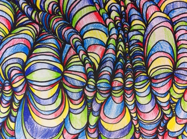 Center School Art: Optical Illusions by Grade 5