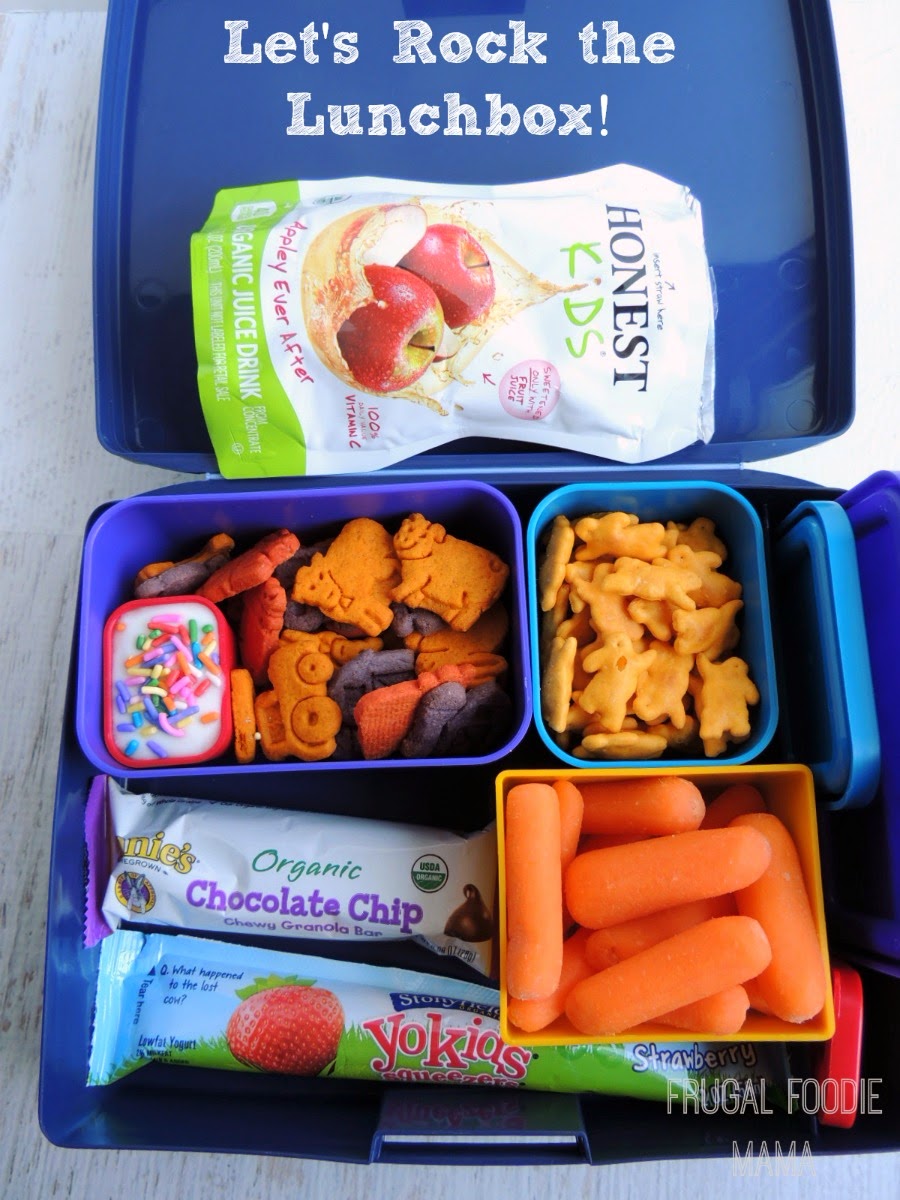 Let's Rock the Lunchbox with Annie's Homegrown via thefrugalfoodiemama.com #teamannies #rockthelunchbox