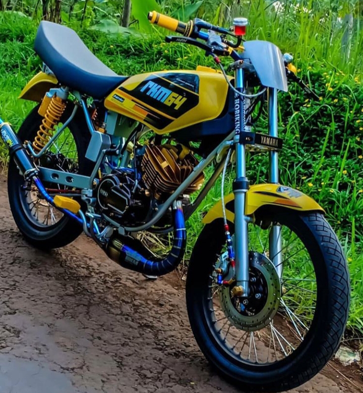Modifikasi Rx King Warna Kuning Original, Emas, Polos, Lemon Dan