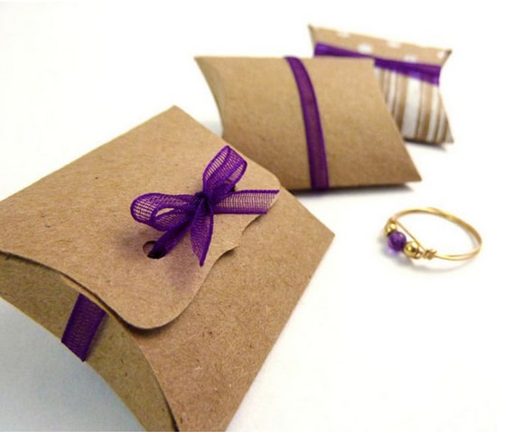 kraft pillow boxes