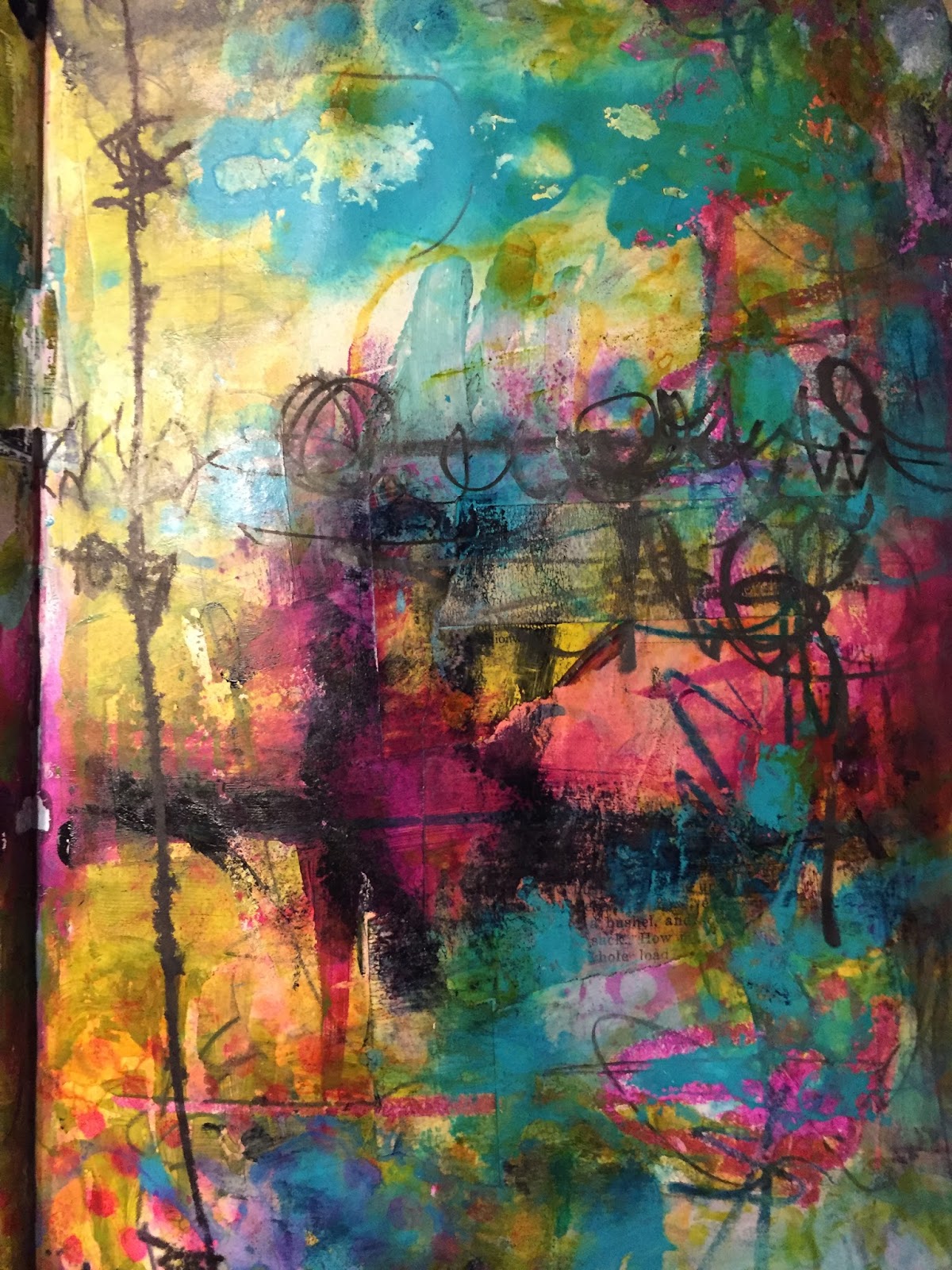 AlteredStatesStudio saturation point {lesson in art journaling}