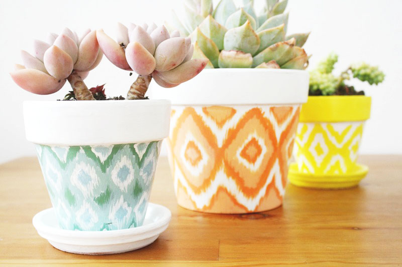 14 Painted and Decorated Clay Pot Projects Little House of Four