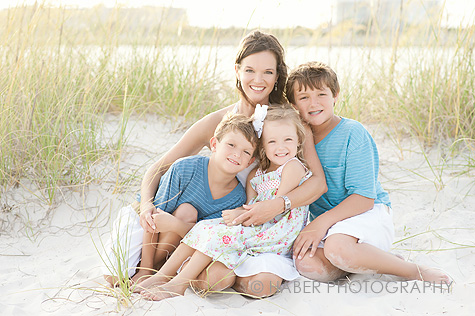 Family Photo Session on the Beach