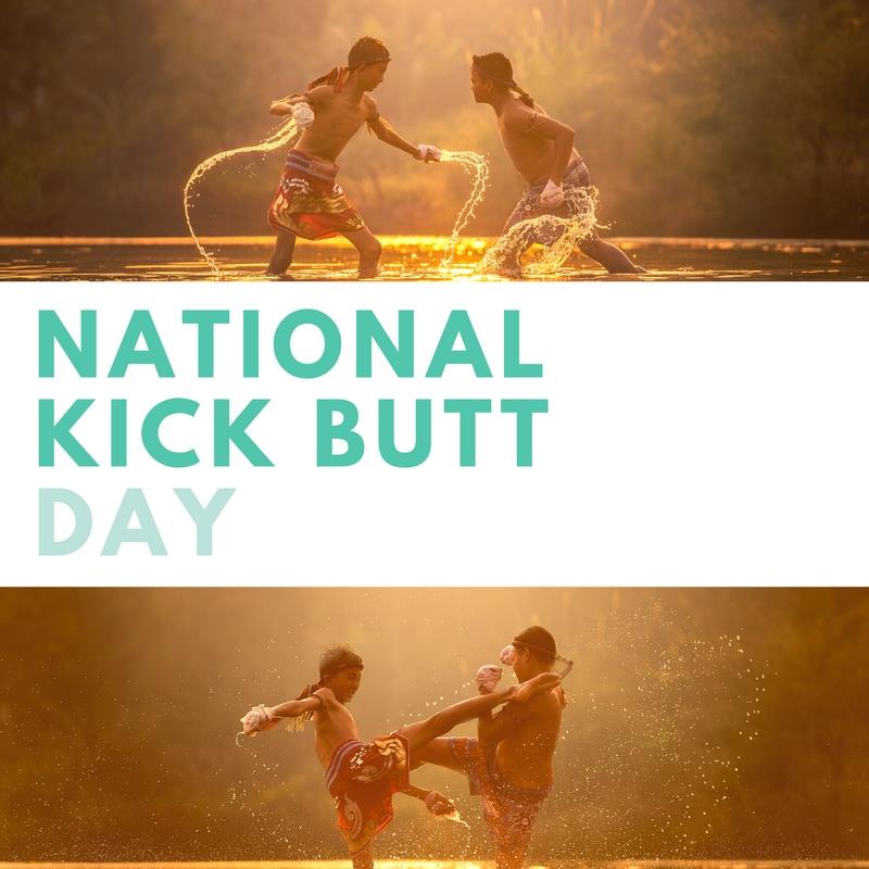 National Kick Butt Day Wishes Images download