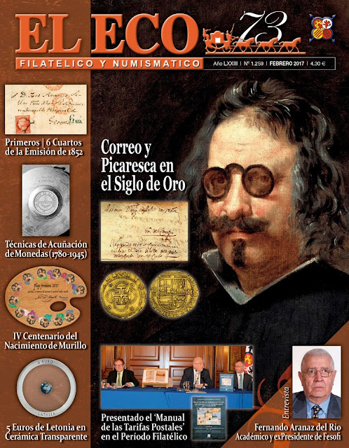 LITERATURA FILATÉLICA FIAF España El Eco de febrero 2017