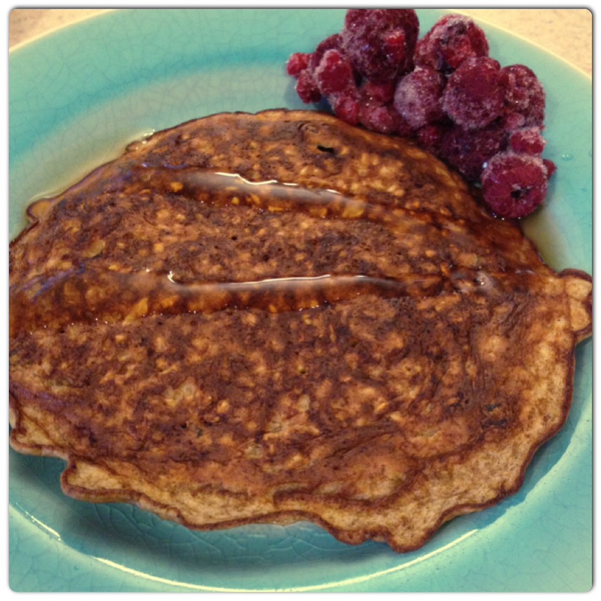 food fitness and fantasies oatmeal banana raisin pancakes!