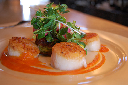 Behind The French Menu Coquilles Saint Jacques And The Vanneaux