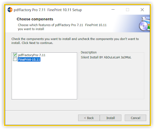 pdfFactory Pro 7.11 / FinePrint 10.11 Silent Install Sshot-3