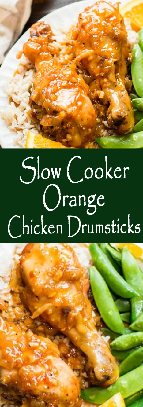 Slow Cooker Orange Chicken Drumsticks #chicken #chickenrecipes ...