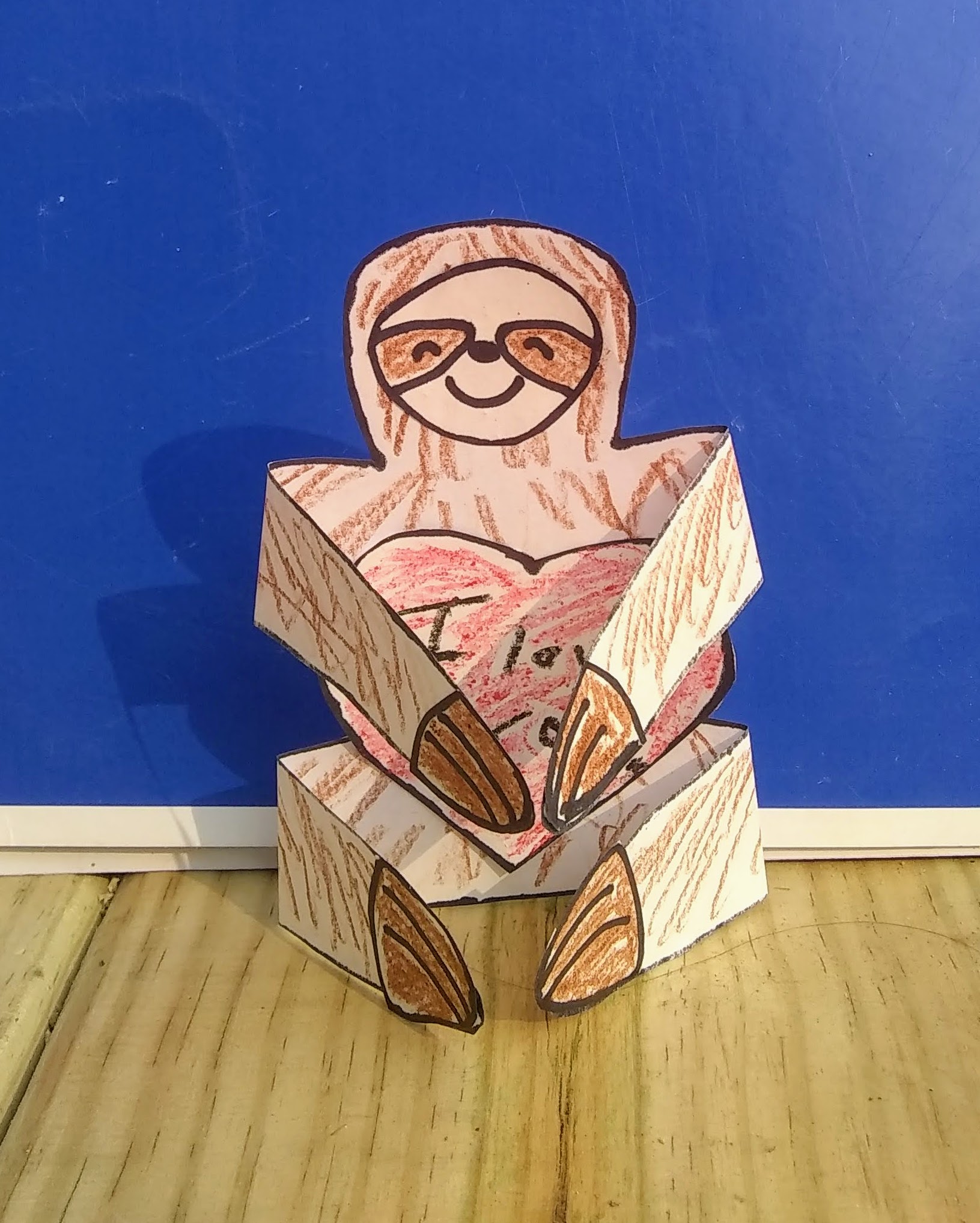 Simple Inspirations: Send A Hug: Sloth Craft For Children