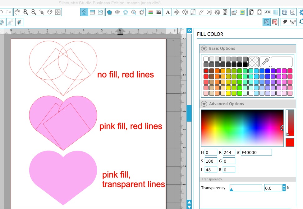 Silhouette Tips Creating Your Own Designs In Studio With Basic Shapes 