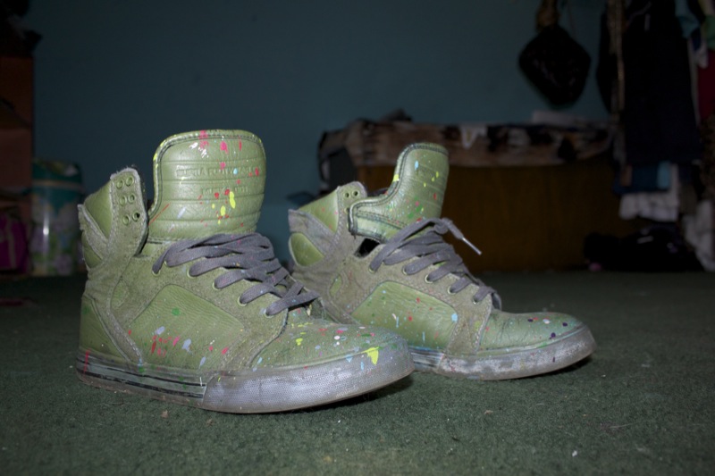 Melroseandfairfax Custom Supras Artist Edition