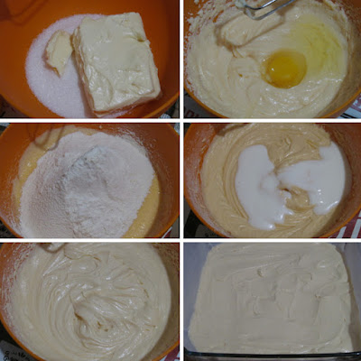 "Дырявый" пирог с творожно-клубничной начинкой